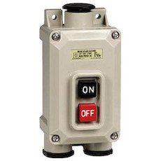 ◆商品名：春日電機 動力用開閉器 BSW230B3●防雨形タイプです。●保護構造IP64(JIS C 0920）です。●電気用品安全法適合品です。●動力用押ボタンスイッチＯＮ、ＯＦＦ。●幅(mm):1
