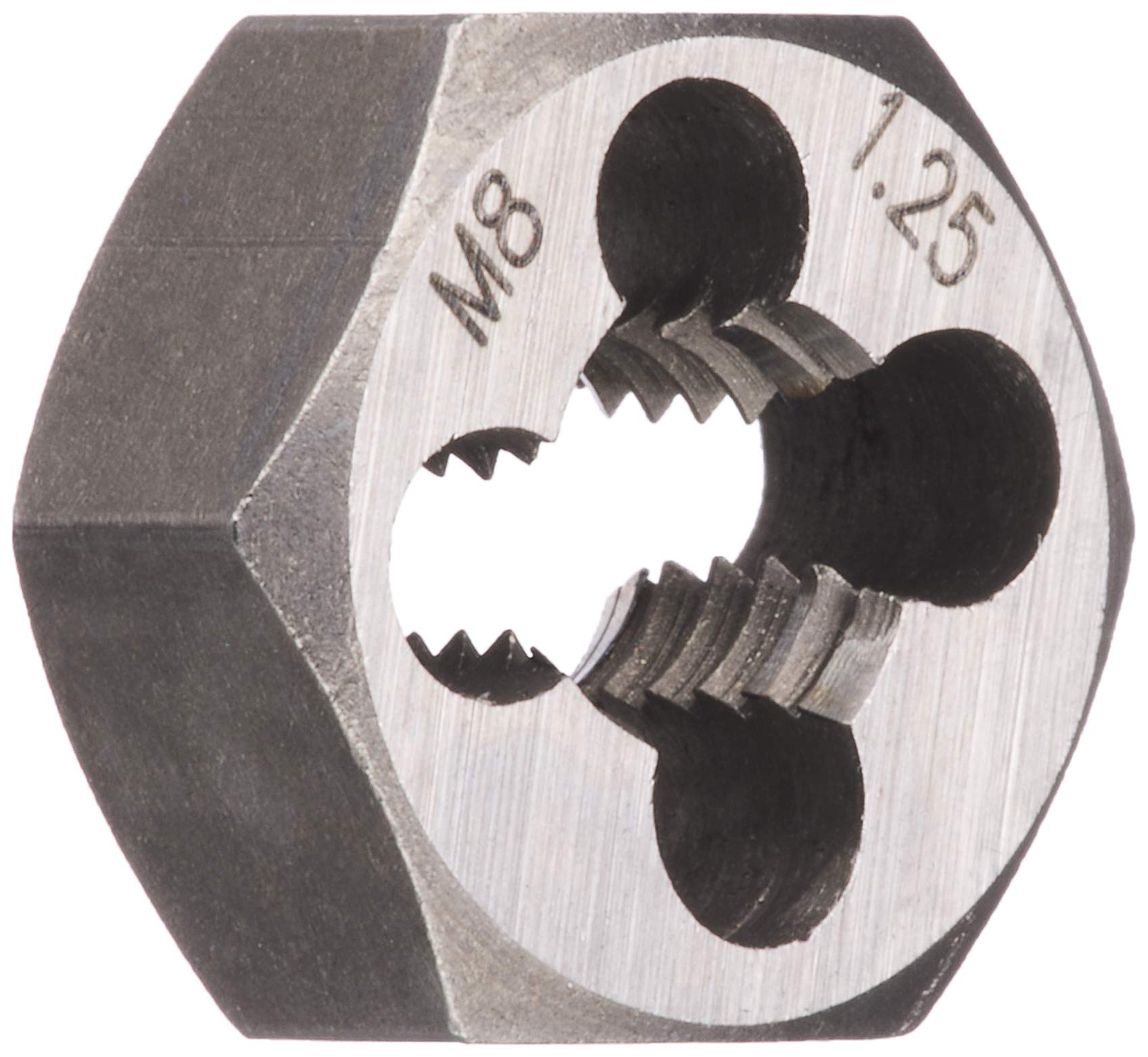 ◆商品名：イチネンアクセス Thread Master(スレッドマスター) タップ・ダイス 六角ダイス M8×1.25mm 22237 六角サイズ17mm(合金工具鋼) グレー商品紹介-.