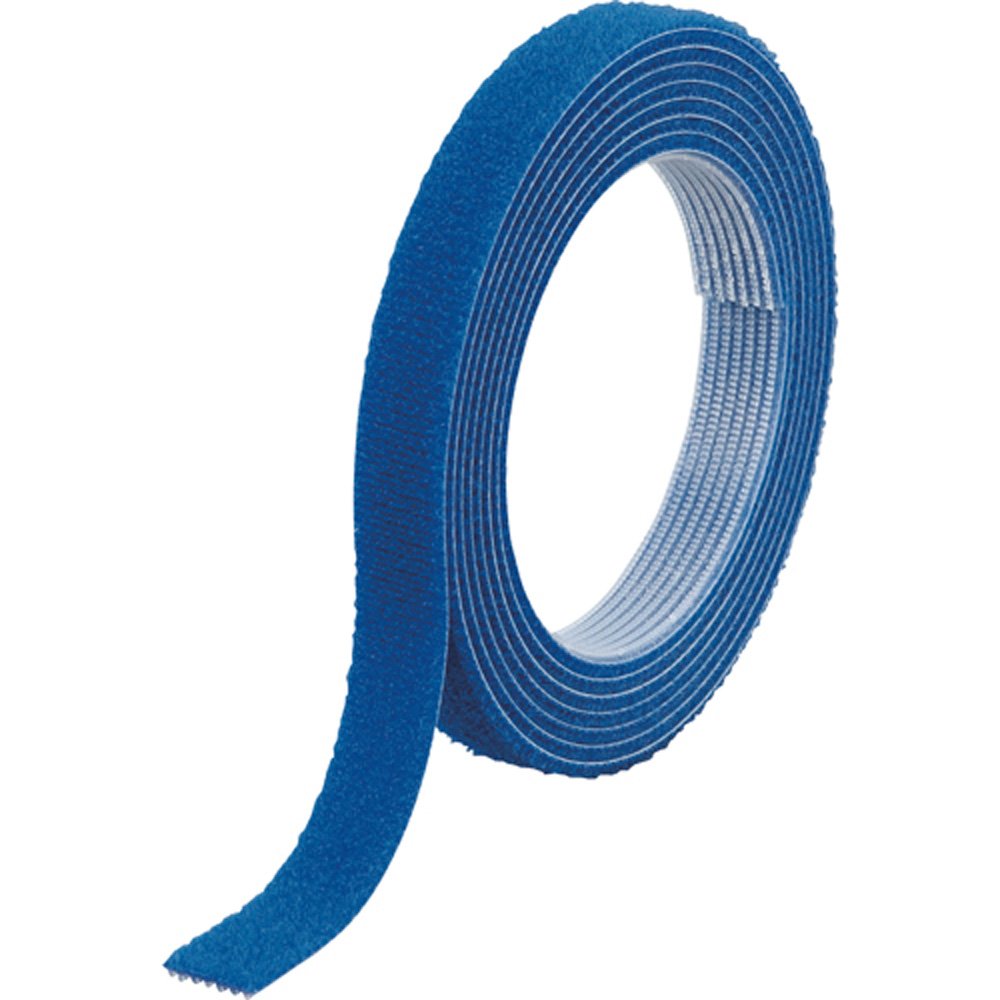 ◆商品名：TRUSCO(トラスコ) マジックバンド結束テープ 両面 20mm×5m 青 MKT-20V-B説明●片面にプラスチックフック・片面に織物ループの付いた両面タイプのマジックテープ(R)です。