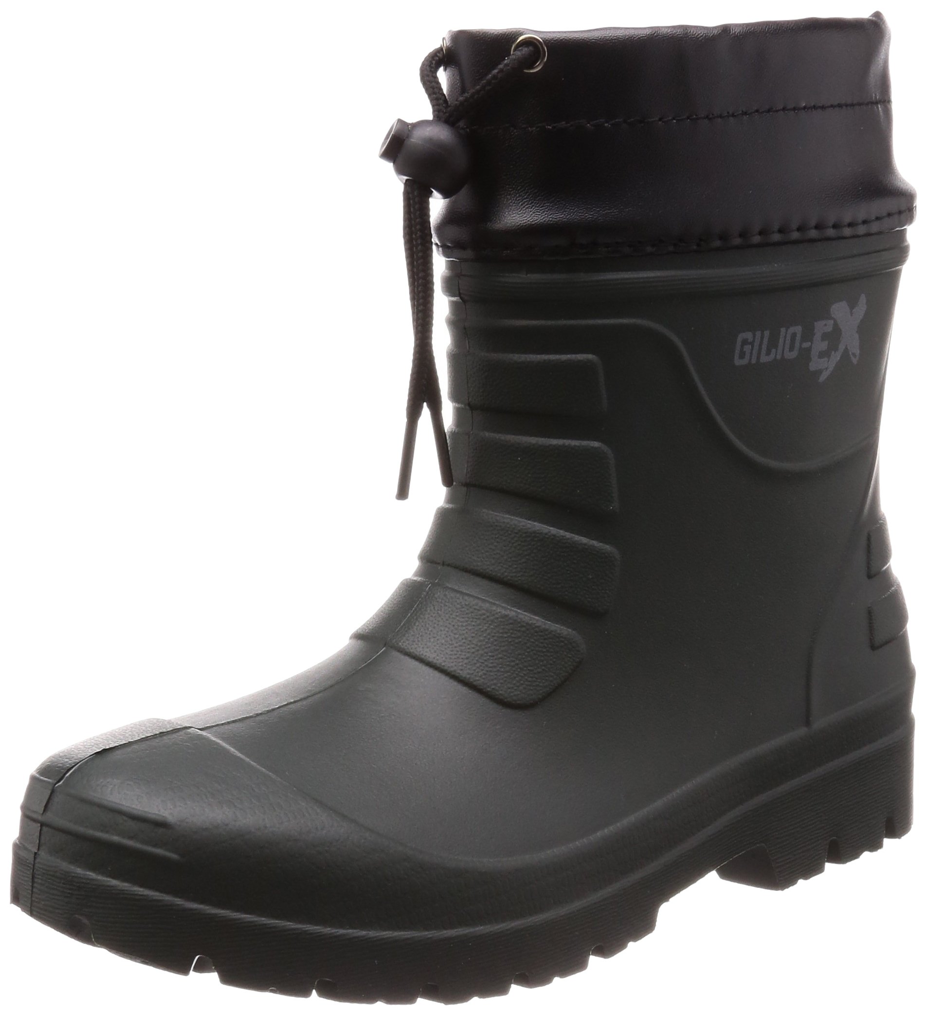 ギリオ レインブーツ 長靴 軽量 ハイブリッドEVA 園芸 作業 エアラバーブーツ ショート丈 レディース ダークグリーン 22.0 cm~22.5 cm