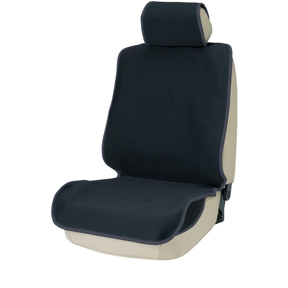 ◆商品名：ボンフォーム(BONFORM) シートカバー 防水デオ 軽/普通車 フロント1枚 防水・撥水 消臭・抗菌 丸洗いOK ウエットスーツ素材 バケット-1