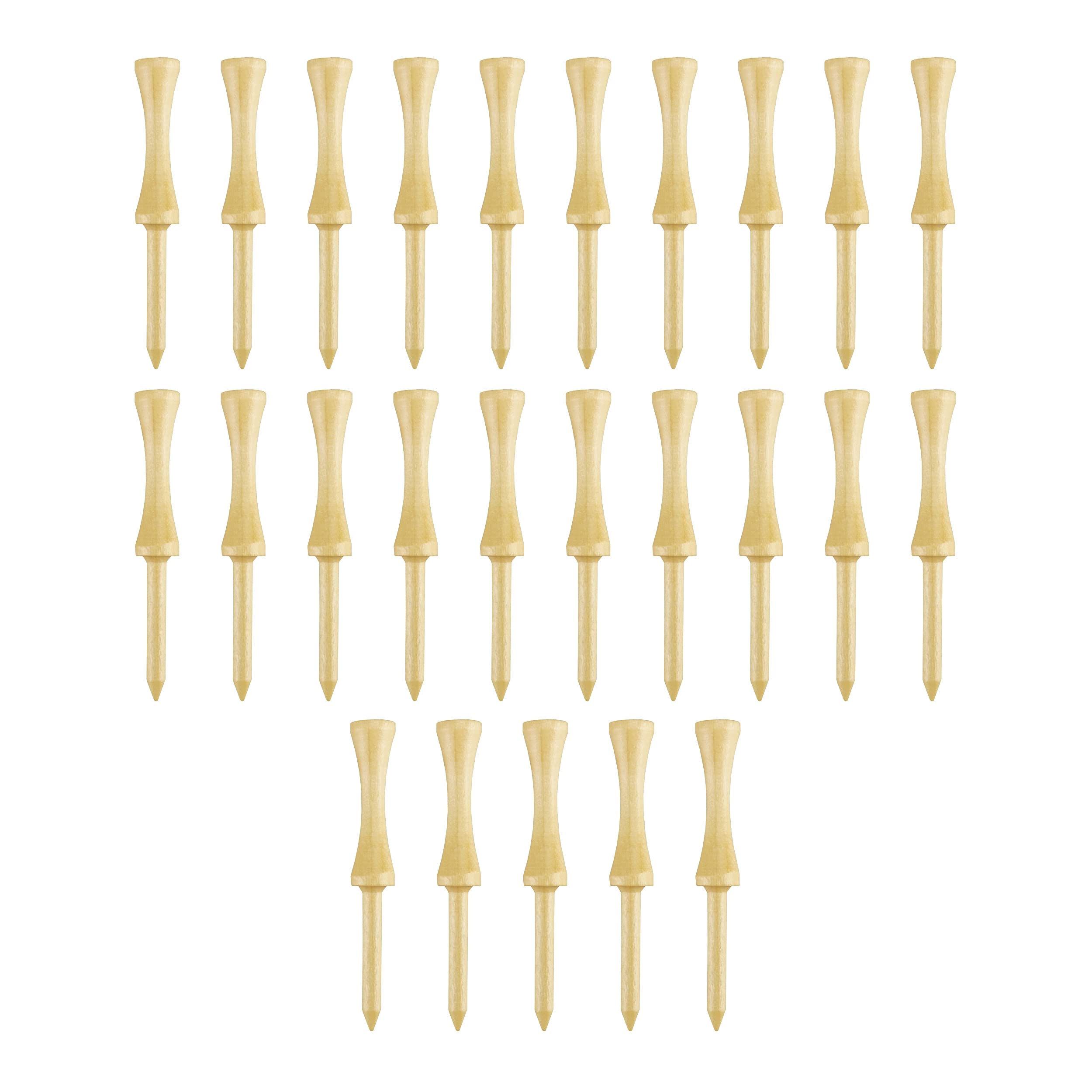 Tabata(タバタ) ゴルフ ティー 段 ロングティー ウッドティー ロング 段付超ロングティー 70mm 25本入 GV8000