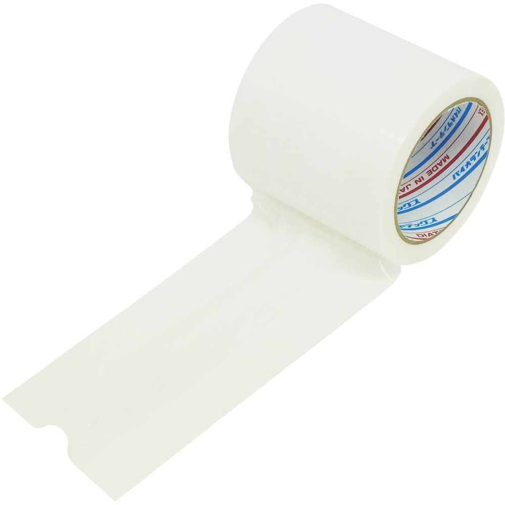 ◆商品名：ダイヤテックス パイオラン 仮設コード固定用テープ 白 100mm×20m CK-06-WH【特長】