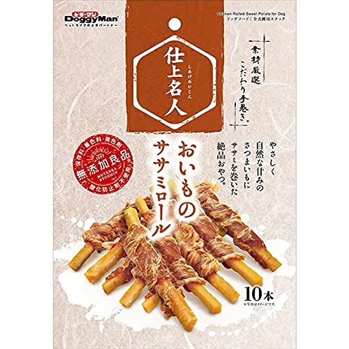 ◆商品名：ドギーマンハヤシ 【セット販売】仕上名人 おいものササミロール 10本×3コ