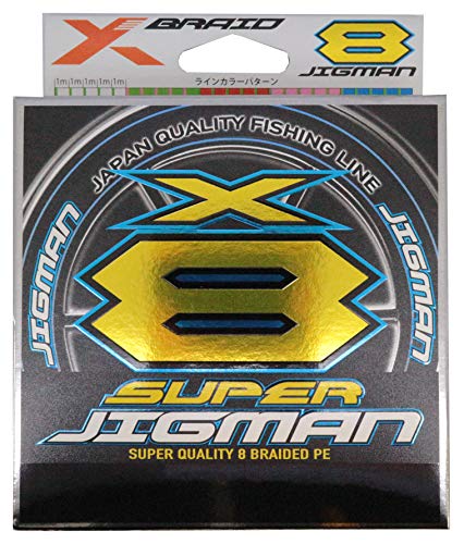 ◆商品名：エックスブレイド(X-Braid) スーパー ジグマン X8 300m 2号 35lb5カラー多様化で問われる品質力ジグマンを名乗るには訳がある。SUPER STRONG PE！for ji