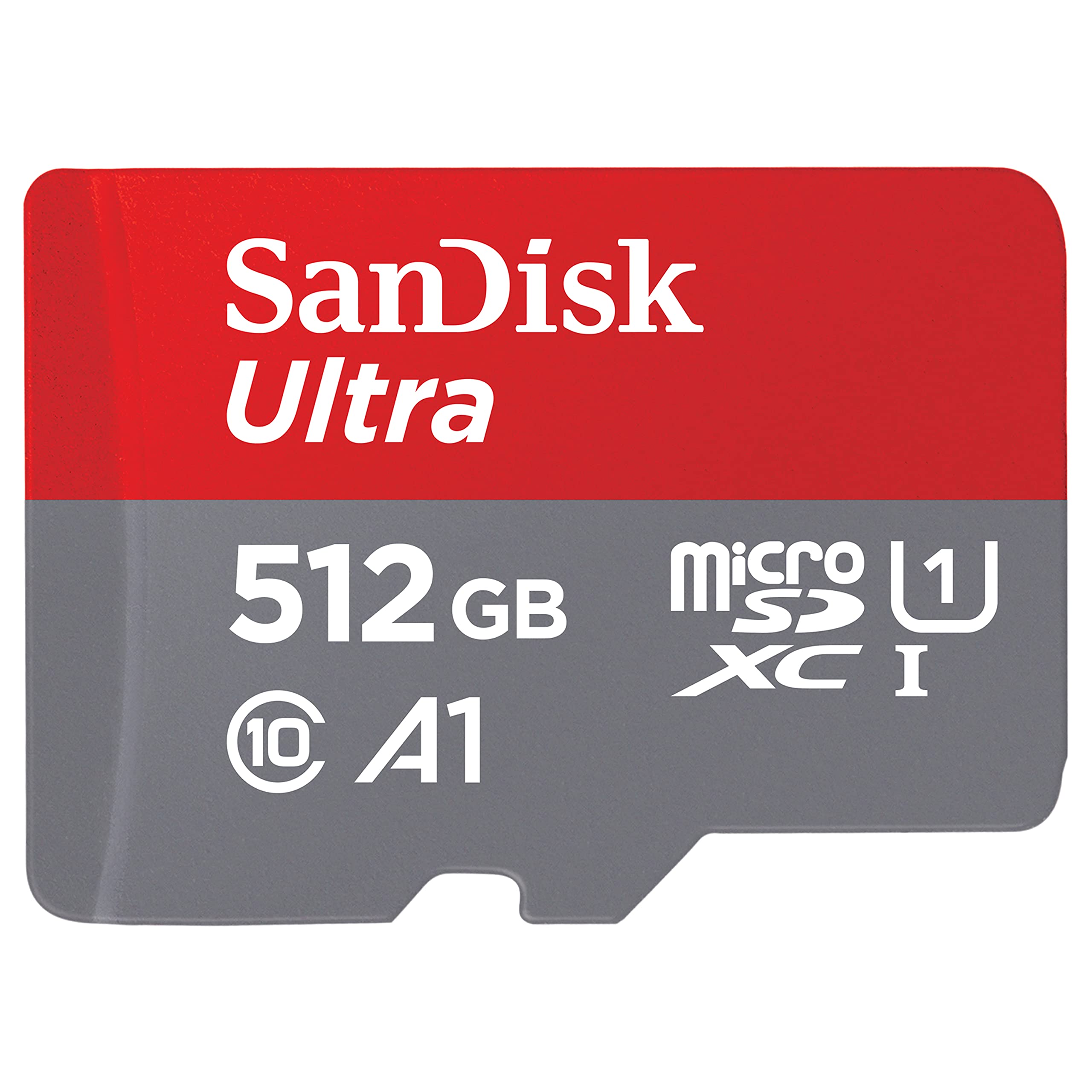 ◆商品名：San Disk (サンディスク) 512GB Ultra micro SDXC UHS-I メモリーカード アダプター付き - 120MB/s C10 U1 フルHD A1 Micro S
