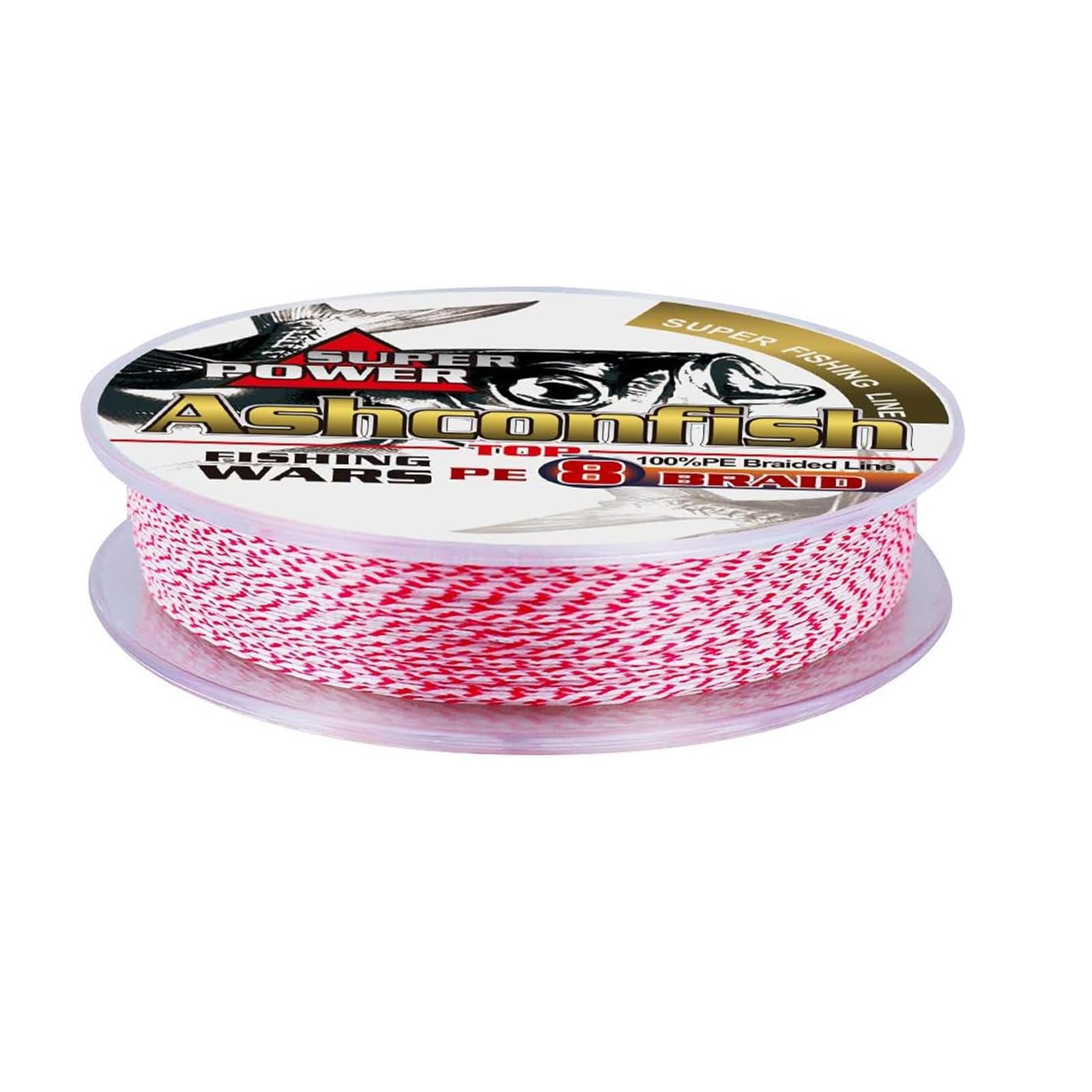 ◆商品名：Ashconfish PEライン 色落ちない 釣り糸 X8 300m (1号 1.2号 1.5号 2号 2.5号 3号 3.5号 4号 5号 6号 7号 8号 9号 10号) レッド＆ホワイ