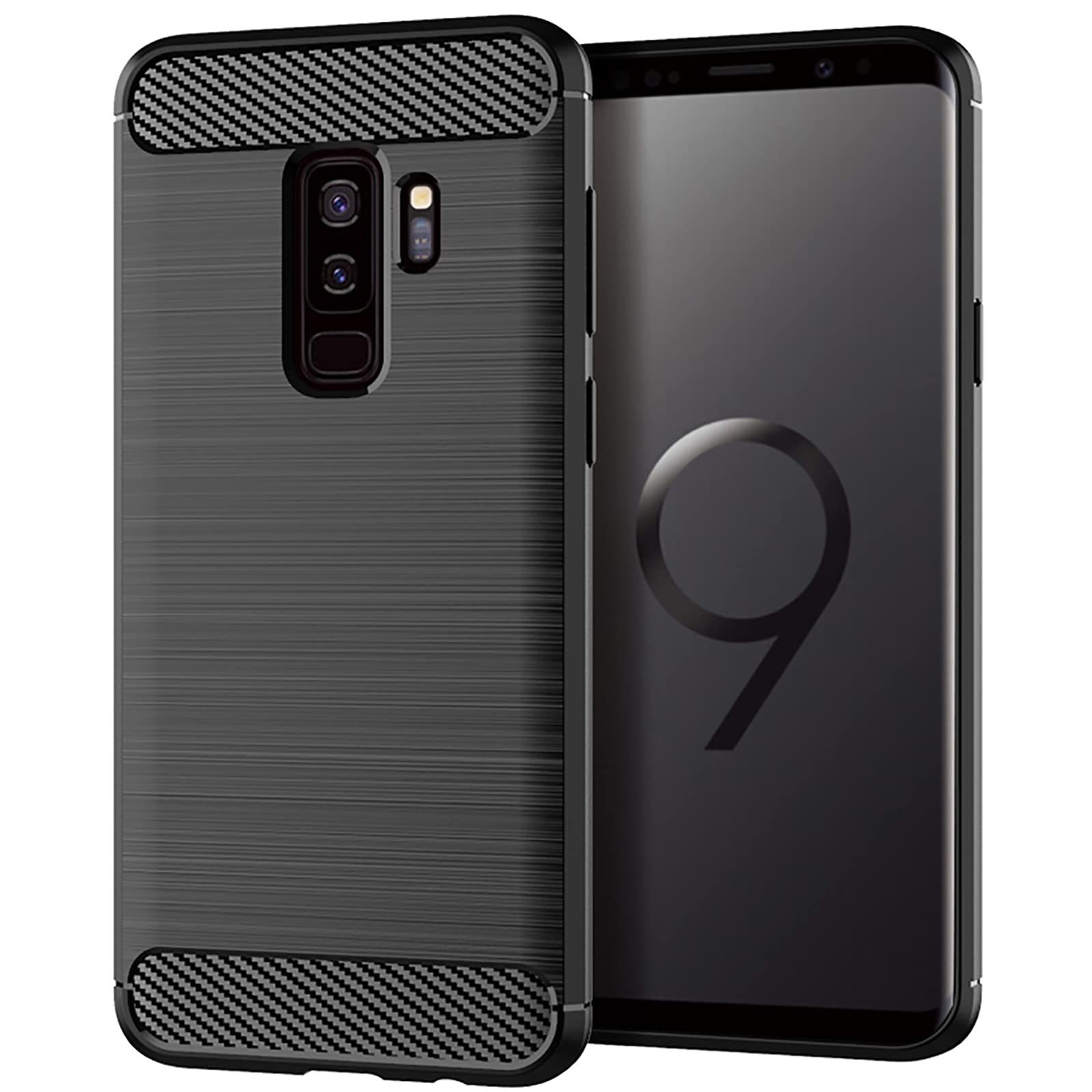 ◆商品名：【UNEED】Galaxy S9 plus/SC-03K 用の スマホケース S9+/ SCV39 用の ケース カバー ケース 炭素繊維カバー (素材/TPU) 指紋防止 滑り止