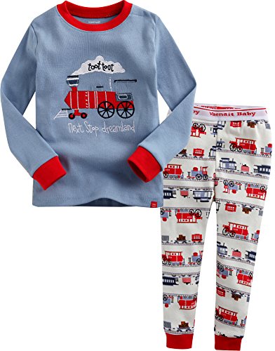 ◆商品名：Vaenait Baby12ヶ月-12歳 キッズ 子供 ベビー 動物キャラクター 服 綿100% ルームウェア 長袖 パジャマ 寝間着 上下セット Boy Toot To