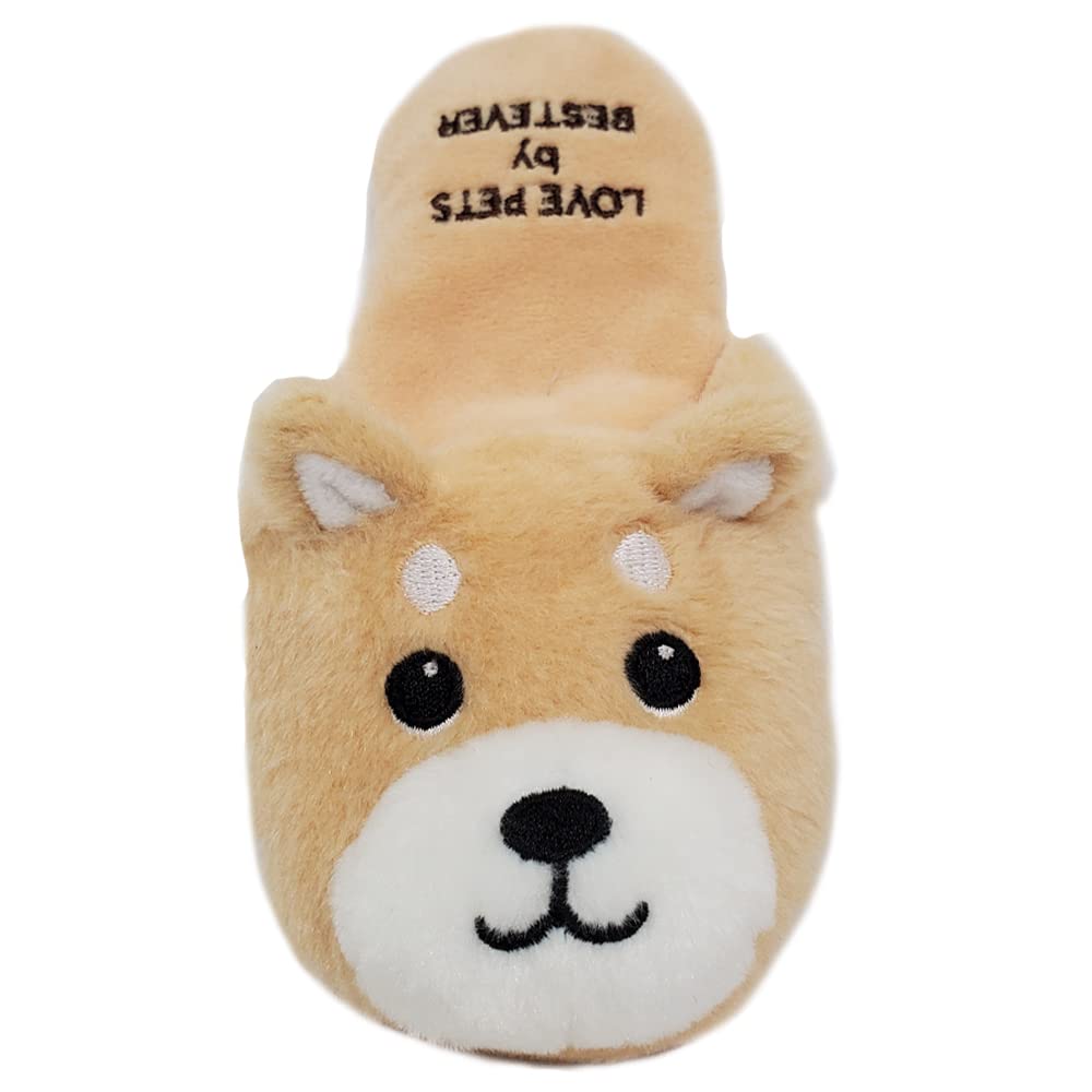 ◆商品名：【LOVE PETS by BESTEVER】スリッパ 柴犬 おやつポケット 犬 猫 おもちゃ ペットトイ 音が鳴る 一緒に遊ぶ シバイヌ ベストエバージャパ商品紹介商品紹介 スリッパの内側