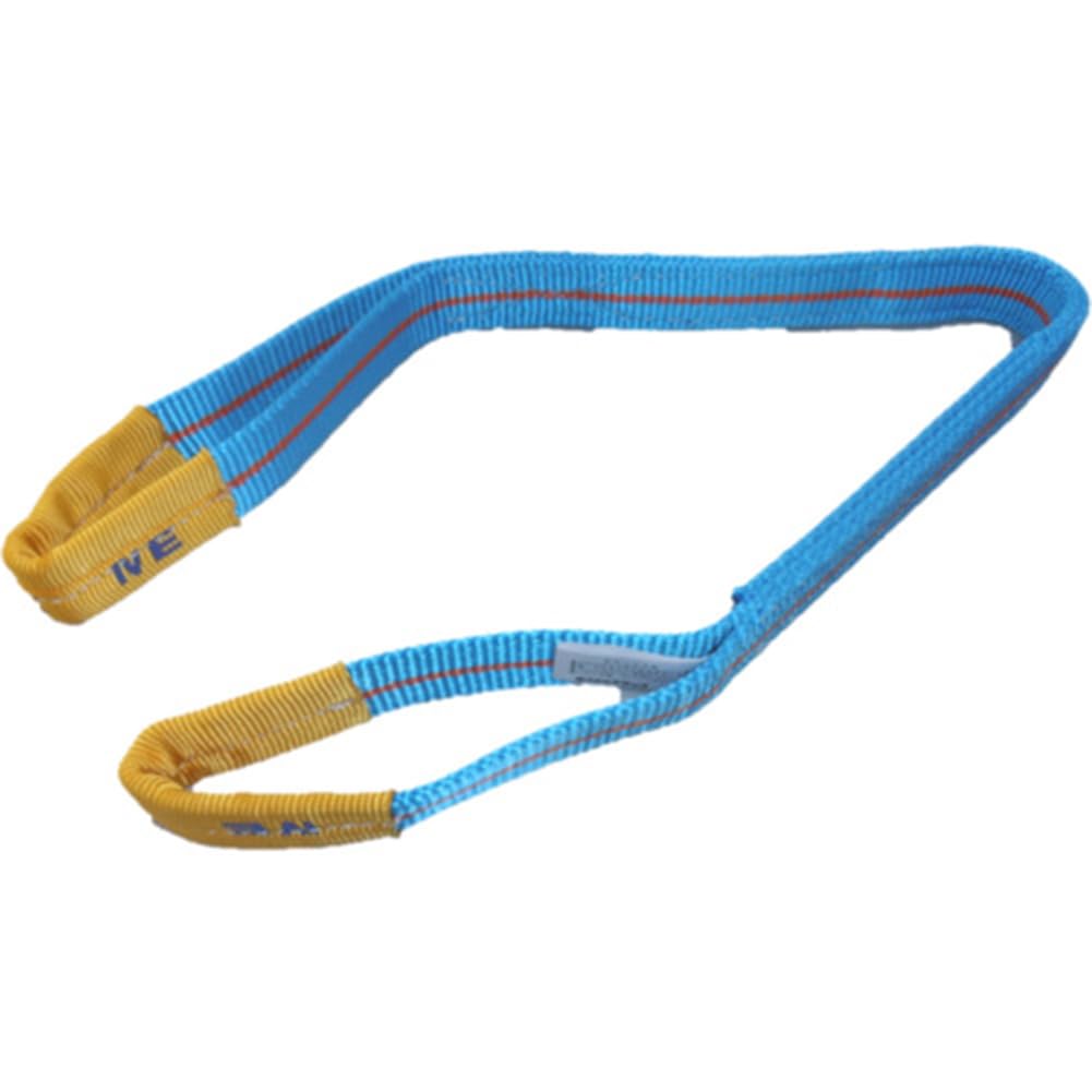◆商品名：テザック(Tesac) ブルースリング JIS4等級・両端アイ形 幅35mm×長さ4m