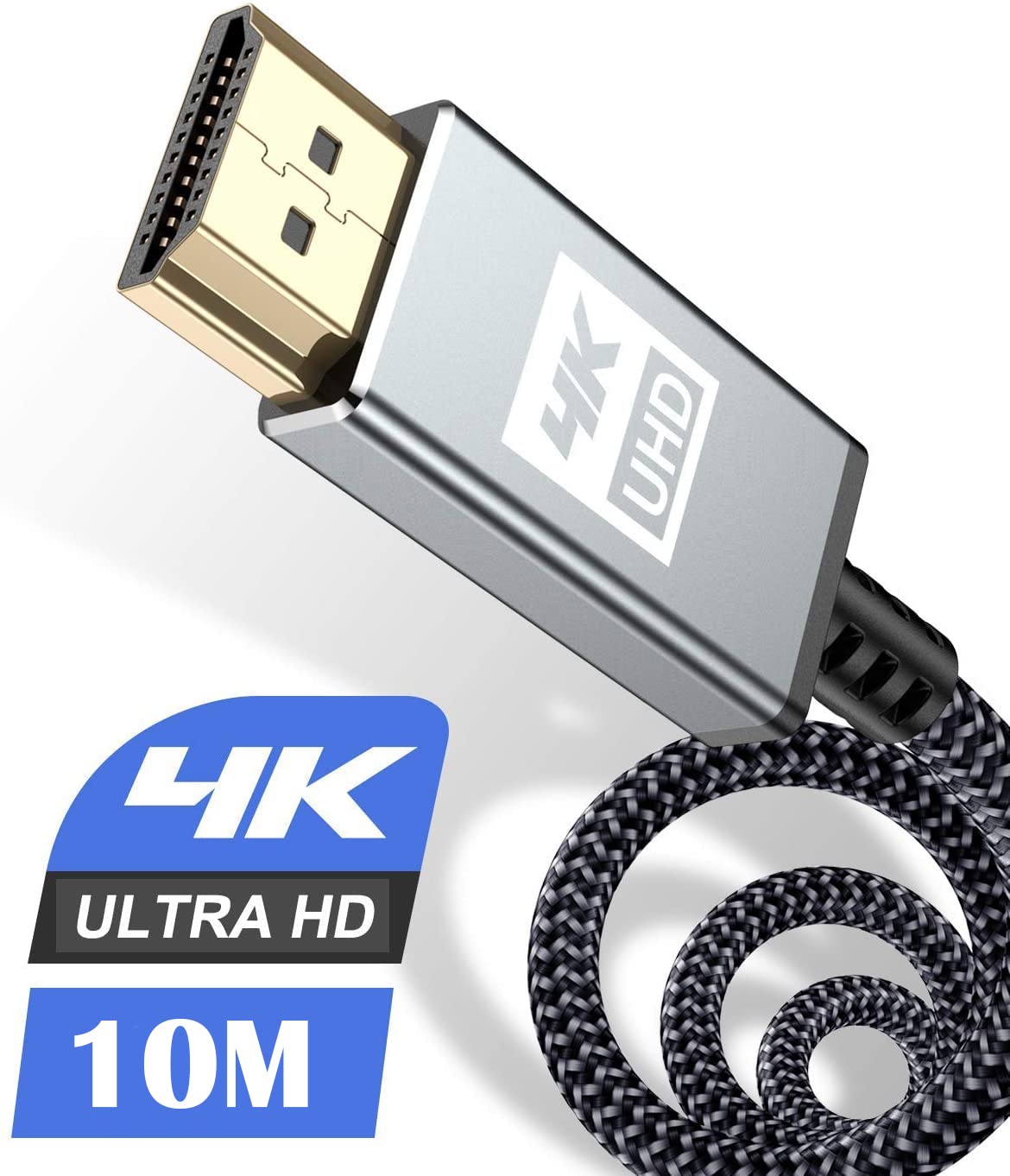 ◆商品名：4K HDMI ケーブル10m【ハイスピード アップグレード版】 HDMI 2.0規格HDMI Cable 4K 60Hz 対応 3840p/2160p UHD 3D HDR 18Gbps 