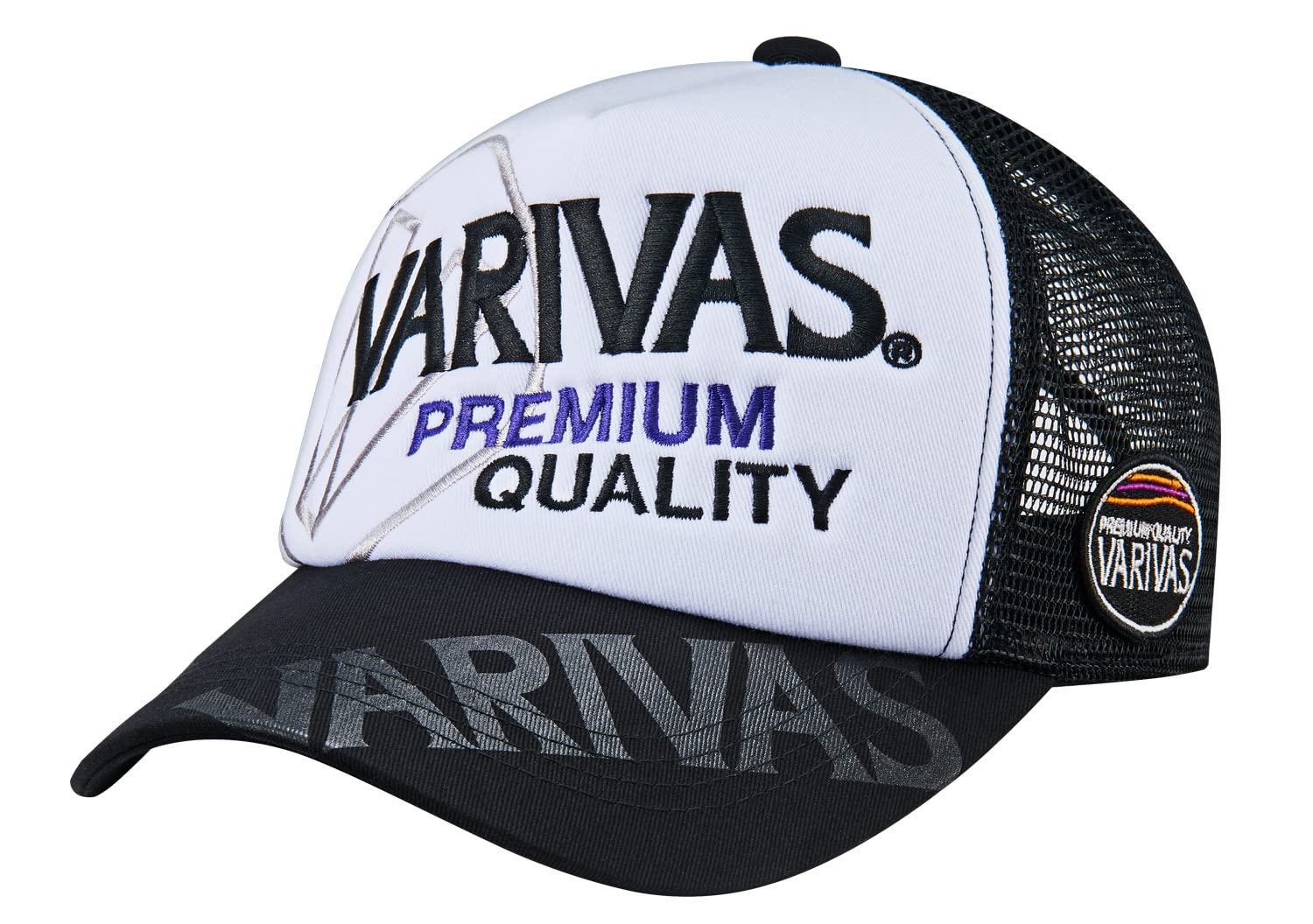 ◆商品名：バリバス(VARIVAS) ハーフメッシュキャップ VAC-71 ブラック Free Size