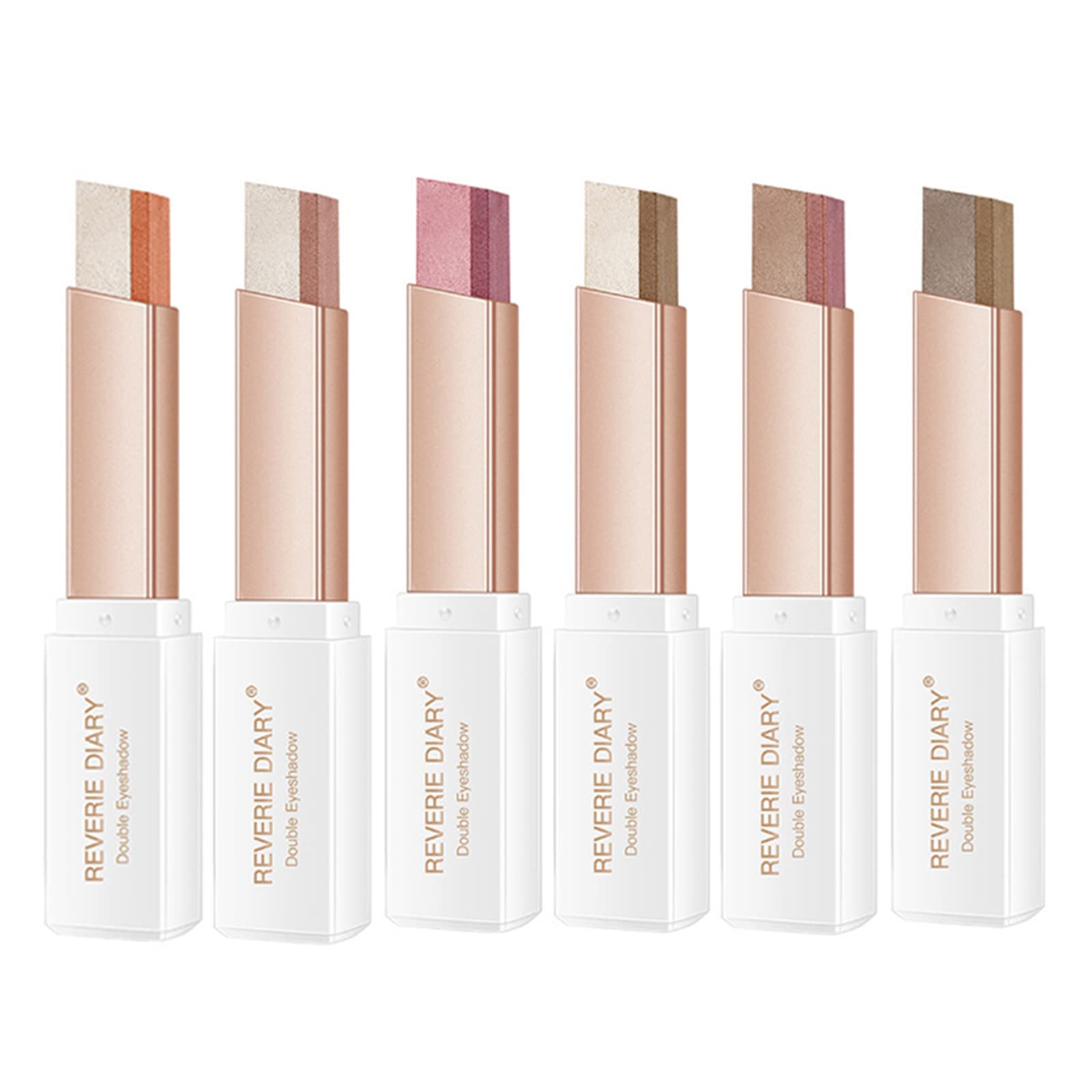 YAYAMIYA アイシャドウ アイシャドウスティック グラデーション 女性 Eye Shadow レディース アイシャドウ バイカラー 05#オレンジ色 30g