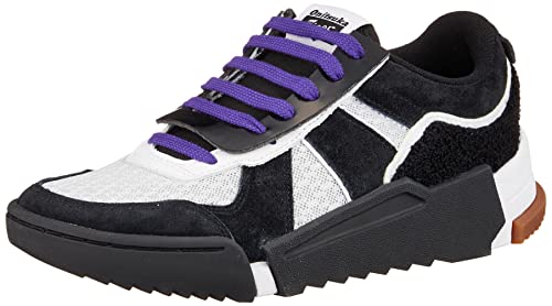 ◆商品名：オニツカタイガー スニーカー D-TRAINER SLIP-ON ブラック/グレイシャーグレー 24.5 cm二層に重ねたアイレットステイが特徴的なスリッポンスタイルのスニーカー。 タンス 