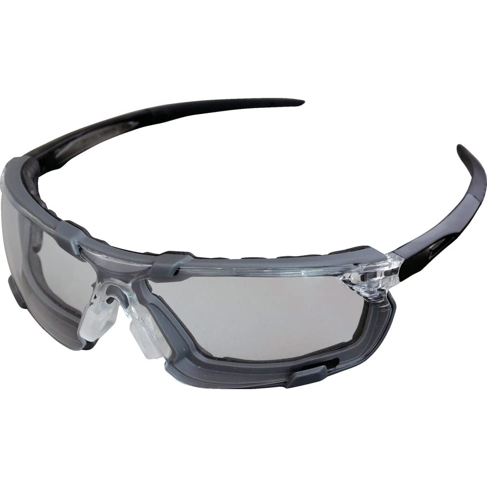 ◆商品名：トラスコ中山(TRUSCO) 一眼型セーフティグラス(エコノミータイプ) 二眼型保護メガネ(フィットタイプ) ブラック TSG-8012