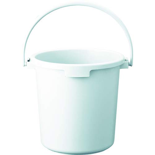 ◆商品名：TRUSCO(トラスコ) PPカラーバケツ 22L 白 TPPB-22-W × 16個 【ケース販売】