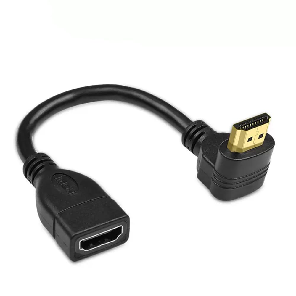 ◆商品名：KKM-ラブショー【JCT請求書発行可能】0.15m 0.3m 0.5m短いHDMI ケーブル，4k /1080PHDMI 延長ケーブル, HDMI 1.4オス-メス 90度L字型左右