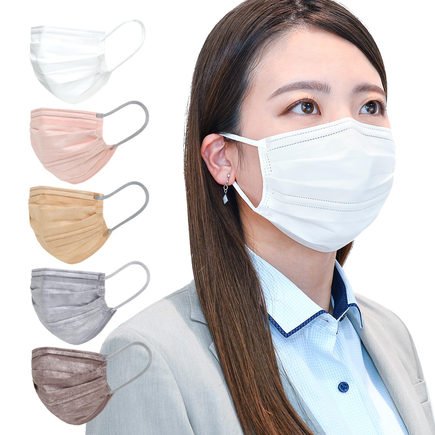 ◆商品名：レック 日本製 Wワイヤー 不織布 マスク MIYABI (ホワイト 30枚入) ふつうサイズ 175？90mm●国産の不織布マスク。日本国内工場のクリ ーンルームで生産しています。 ●高機