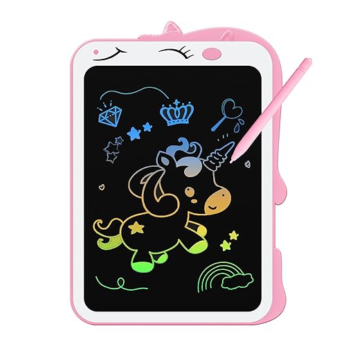 Wiki VALLEY 電子メモパッド デジタルメモ 8.5インチ お絵描きボード 手書きパッド LCDカラー液晶画面 消去ロック機能搭載 ペン付き 電池