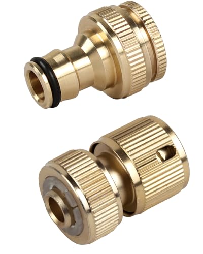 ◆商品名：YACHUN 蛇口 コネクタ 散水栓 ニップル ホース 蛇口コネクター 汎用 1/2 3/4 インチ 水道ホースタップコネクター シャワー ジョイント 洗