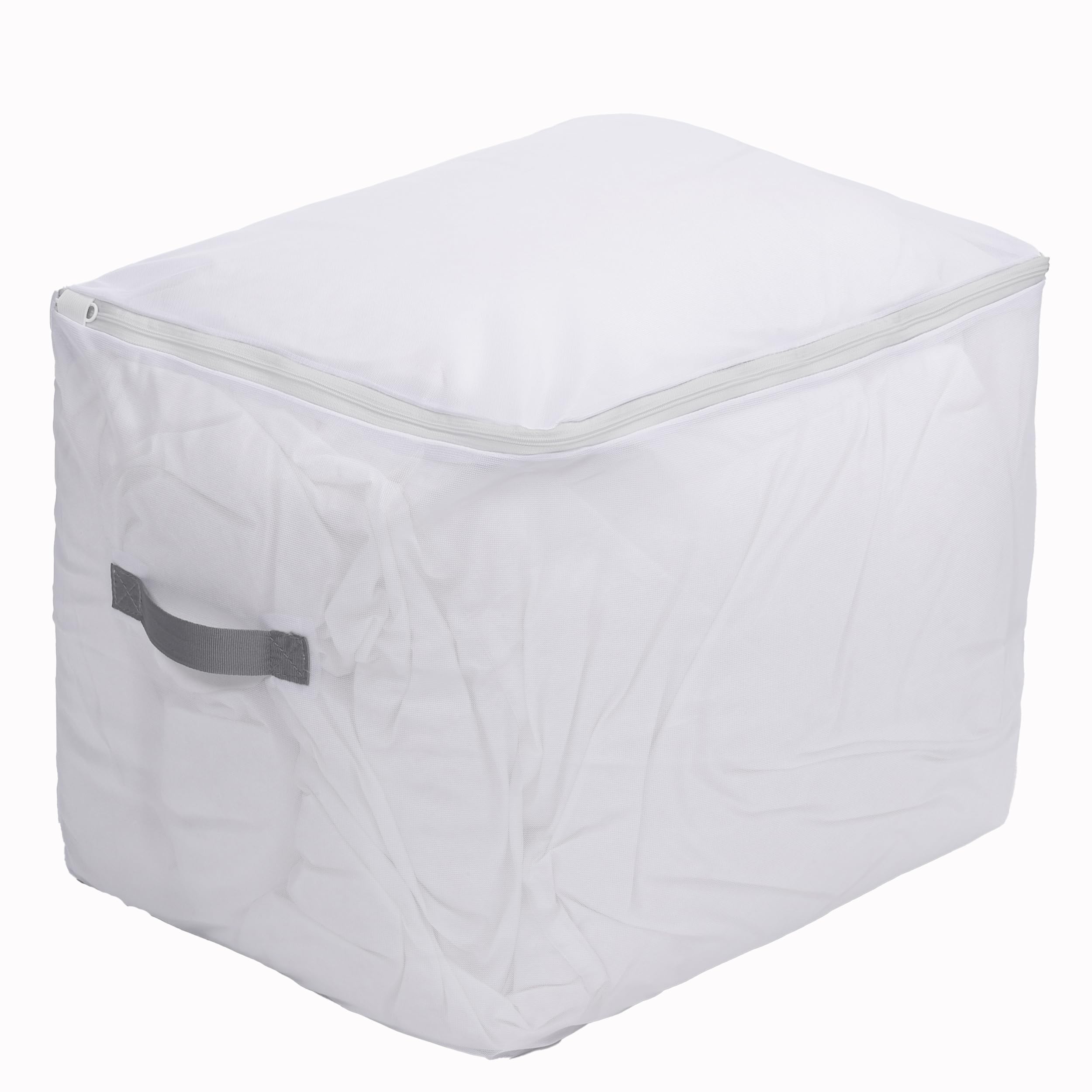 ◆商品名：東和産業 SPL 寝具専用 洗濯ネット 約45×35×35cm 乾燥機対応 ドラム式対応 ランドリーネット 収納袋型 細目 布団 大型 22415