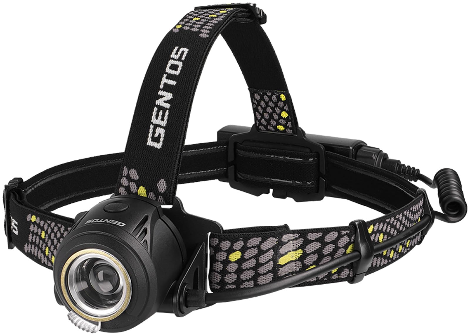 ◆商品名：GENTOS(ジェントス) LED ヘッドライト USB充電式 【明るさ510ルーメン/実用点灯6時間/後部認識灯】 専用充電池使用 リバティ LY-186R