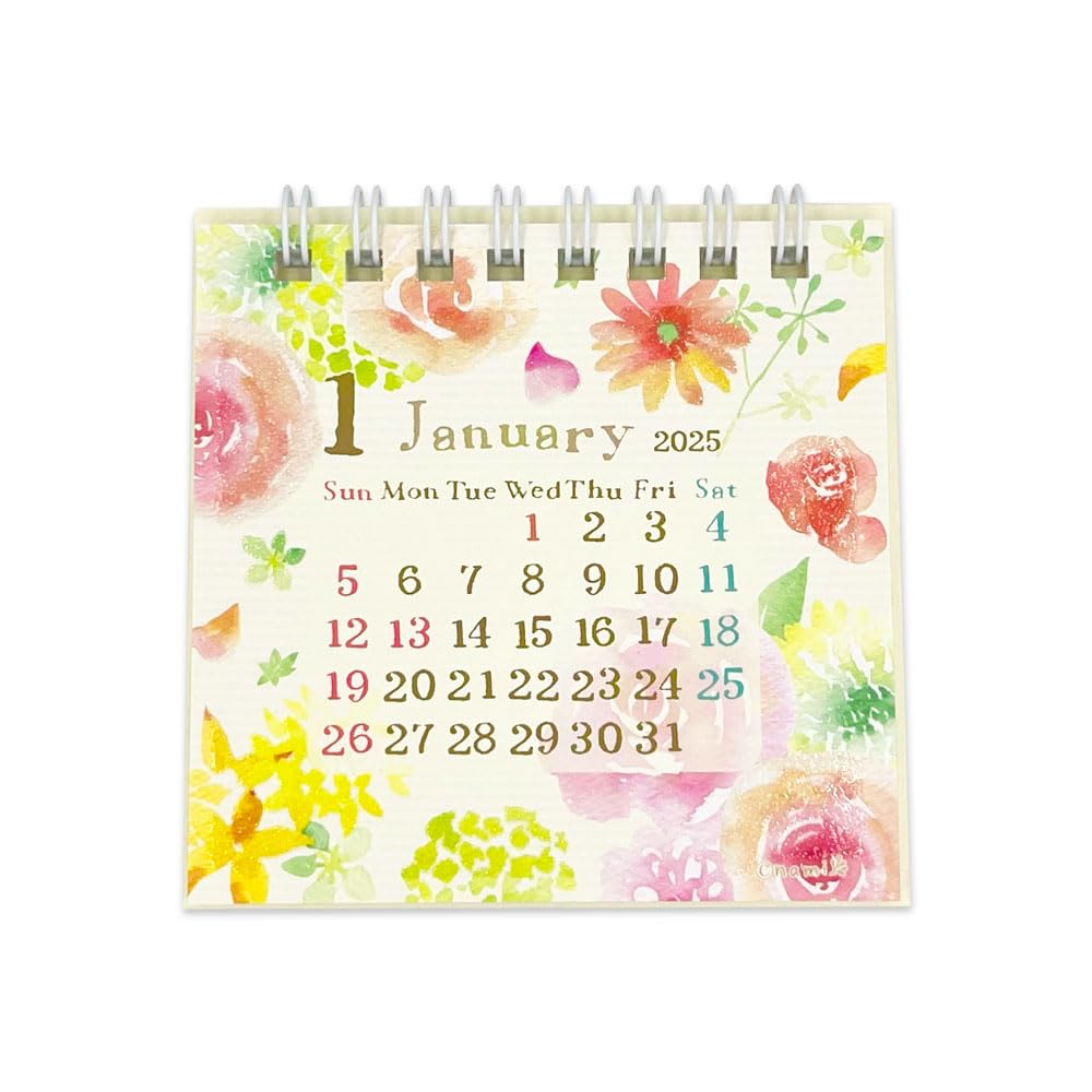 クローズピン naminami 2025年 カレンダー 卓上 ミニ CL95662