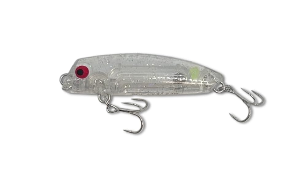 ◆商品名：タックルハウス(Tacklehouse) ミノー ショアーズ オルガリップレス 夜光玉カスタム GB1 クリアラメGB 43mm / 2.3g SOL43