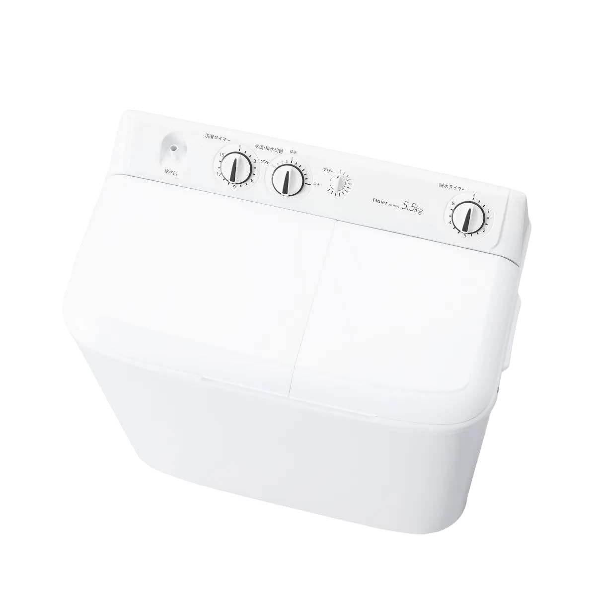 ◆商品名：ハイアール(Haier) 洗濯 機 JW-HSW50A(W) 洗濯容量5.0kg 2槽式洗濯 機 ステンレス脱水槽 本体幅77センチ すすぎ水位調整 二層 二槽 2層